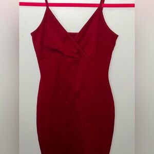 Wild Fable Burgundy Bodycon Dress Women’s Size Medium